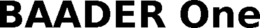 BAADER ONE trademark