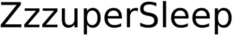 ZZZUPERSLEEP trademark