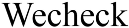 WECHECK trademark