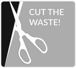 CUT THE WASTE! trademark