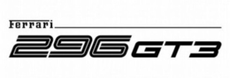 FERRARI 296 GT3 trademark