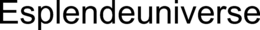 ESPLENDEUNIVERSE trademark