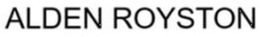ALDEN ROYSTON trademark