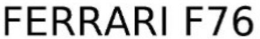FERRARI F76 trademark