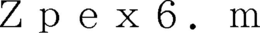 ZPEX6. M trademark