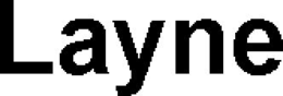 LAYNE trademark