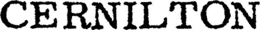 CERNILTON trademark