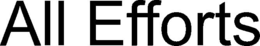 ALL EFFORTS trademark