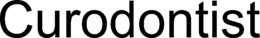 CURODONTIST trademark