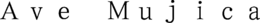 AVE MUJICA trademark