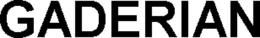 GADERIAN trademark