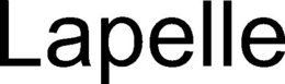 LAPELLE trademark