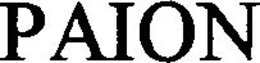 PAION trademark