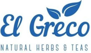 EL GRECO NATURAL HERBS & TEAS trademark