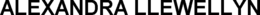 ALEXANDRA LLEWELLYN trademark