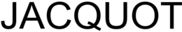 JACQUOT trademark