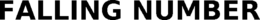 FALLING NUMBER trademark