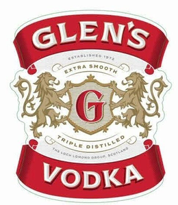 GLEN'S VODKA ESTABLISHED 1972 EXTRA SMOOTH G TRIPLE DISTILLED THE LOCH LOMOND GROUP, SCOTLAND trademark