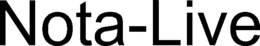 NOTA-LIVE trademark