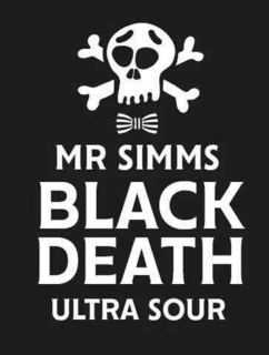 MR SIMMS BLACK DEATH ULTRA SOUR trademark