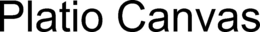 PLATIO CANVAS trademark