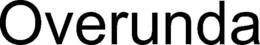 OVERUNDA trademark