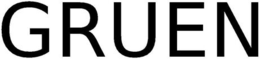 GRUEN trademark