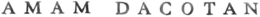 AMAM DACOTAN trademark