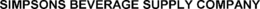 SIMPSONS BEVERAGE SUPPLY COMPANY trademark