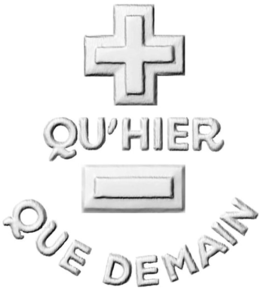 + QU'HIER - QUE DEMAIN trademark