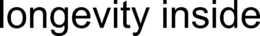 LONGEVITY INSIDE trademark