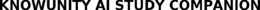 KNOWUNITY AI STUDY COMPANION trademark