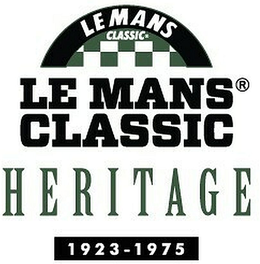 LE MANS CLASSIC HERITAGE 1923-1975 trademark