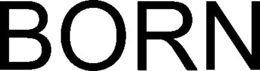 BORN trademark