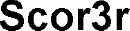 SCOR3R trademark