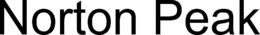 NORTON PEAK trademark