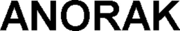 ANORAK trademark