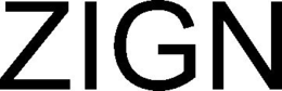 ZIGN trademark