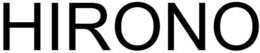 HIRONO trademark