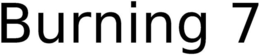 BURNING 7 trademark