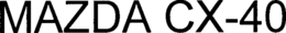 MAZDA CX-40 trademark