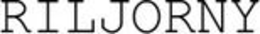 RILJORNY trademark