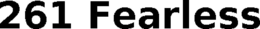 261 FEARLESS trademark