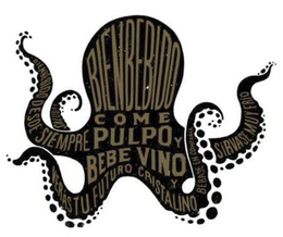 BIENBEBIDO COME PULPO Y BEBE VINO Y VERÁS TU FUTURO CRISTALINO BIENBEBIDO DESDE SIEMPRE BÉBASE EN COMPAÑÍA SÍRVASE MUY FRÍO trademark