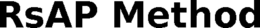 RSAP METHOD trademark