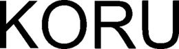 KORU trademark
