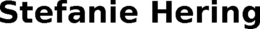 STEFANIE HERING trademark