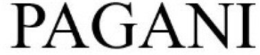 PAGANI trademark