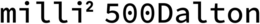 MILLI2 500DALTON trademark