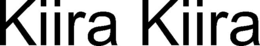 KIIRA KIIRA trademark